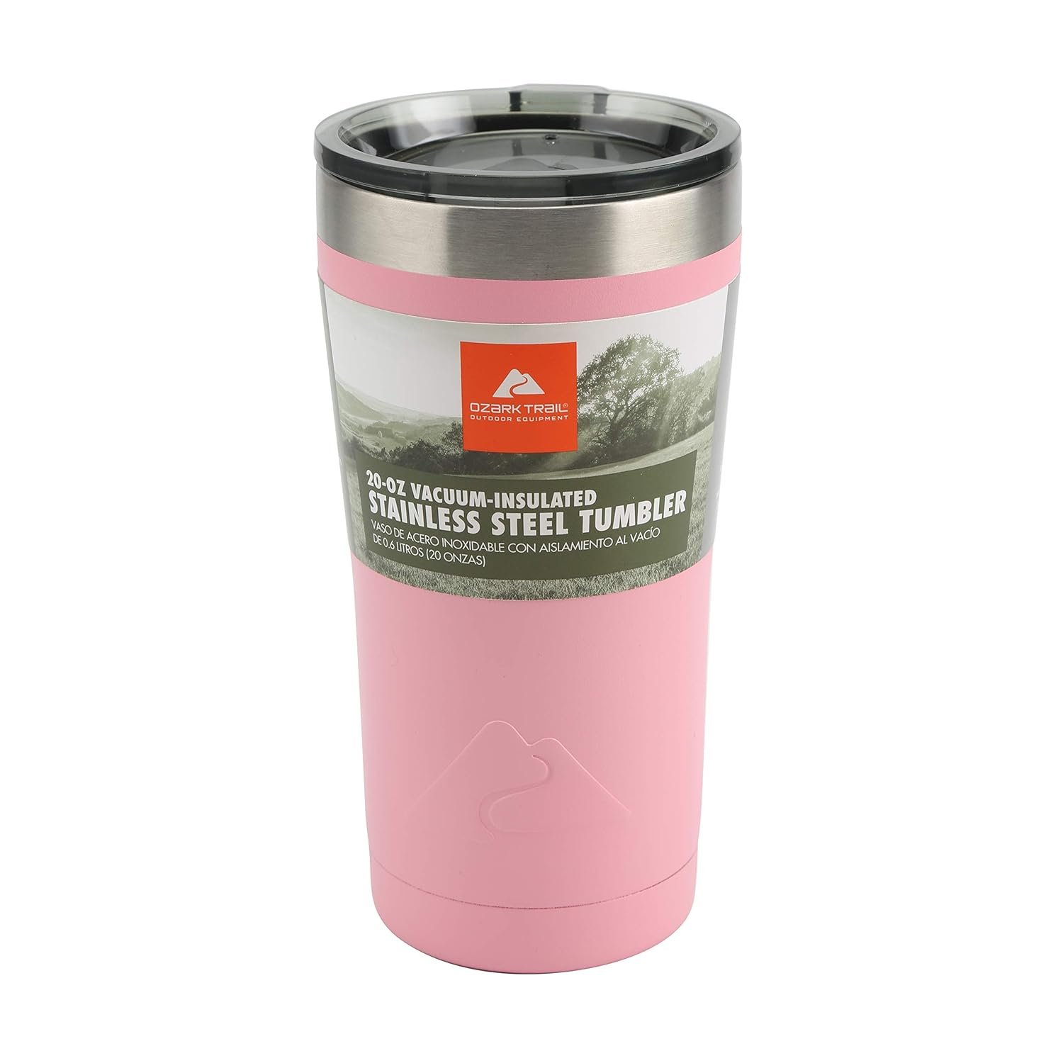 Double-Wall Steel 20oz Tumbler with Locking Lid