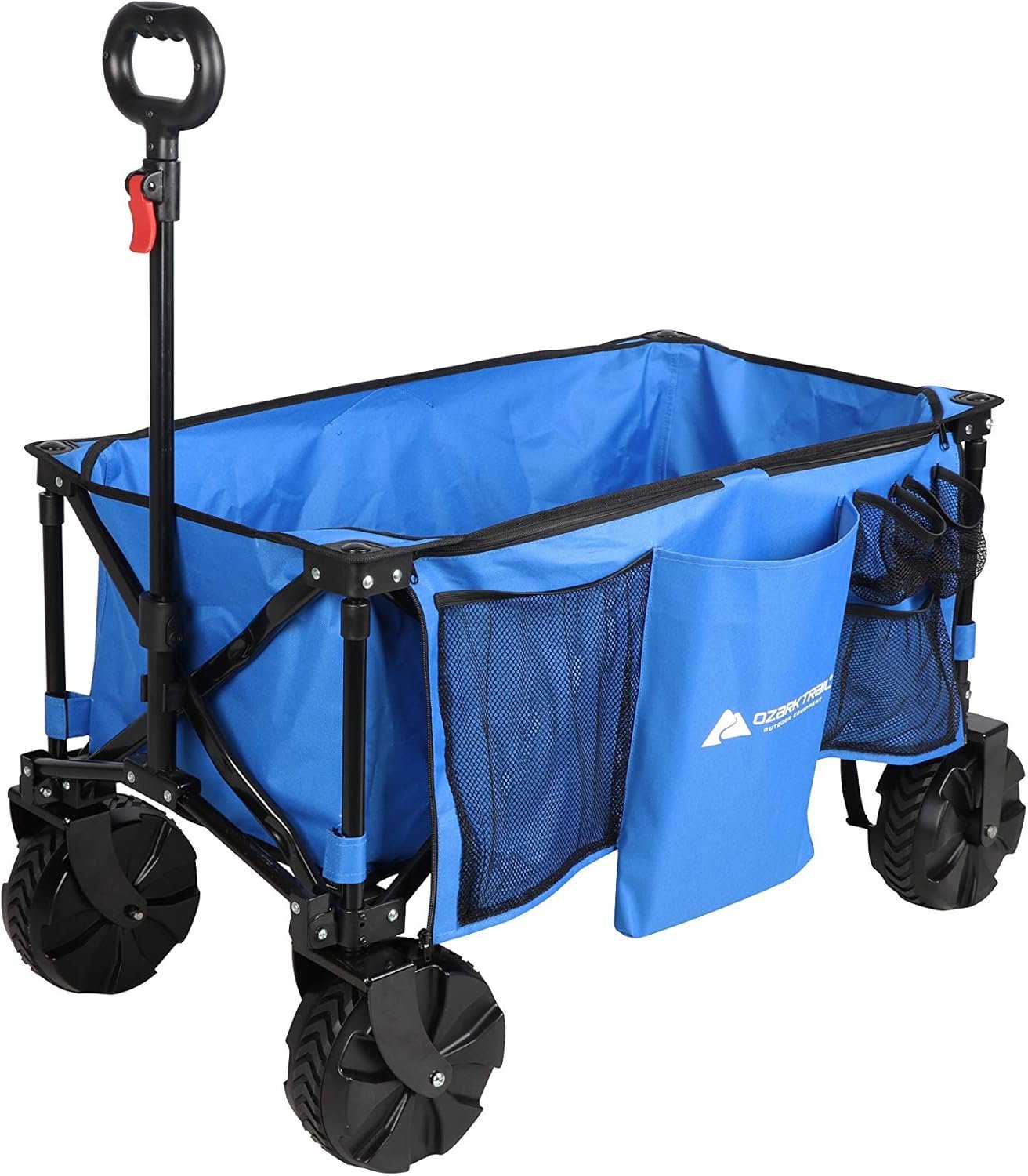 Heavy-Duty Collapsible Cart with Large Wheel Design