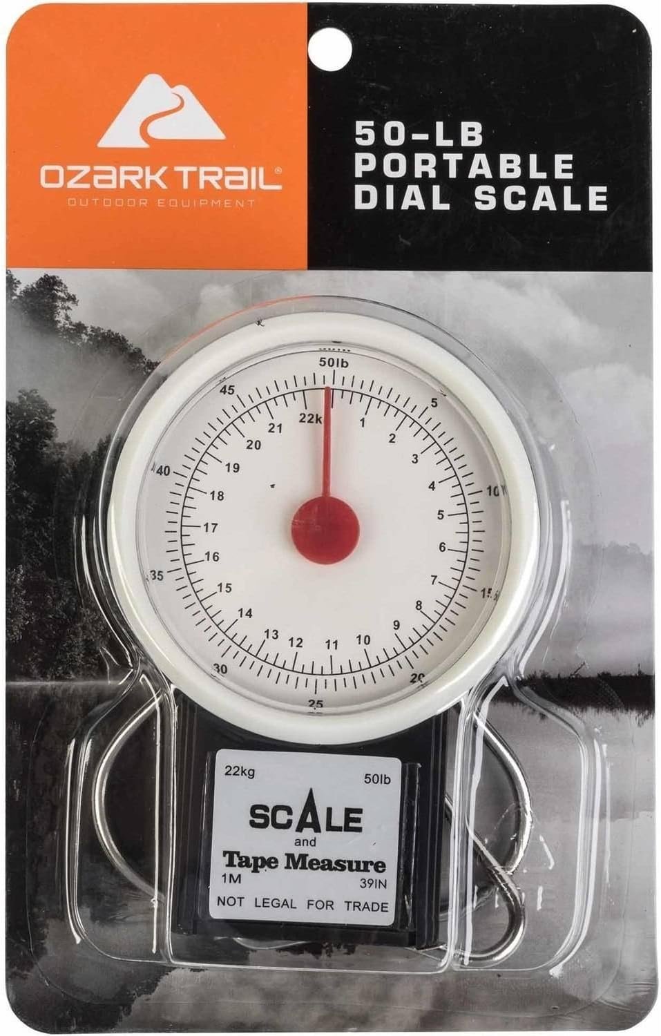 Portable 50-Pound Dial-Style Weighing Device